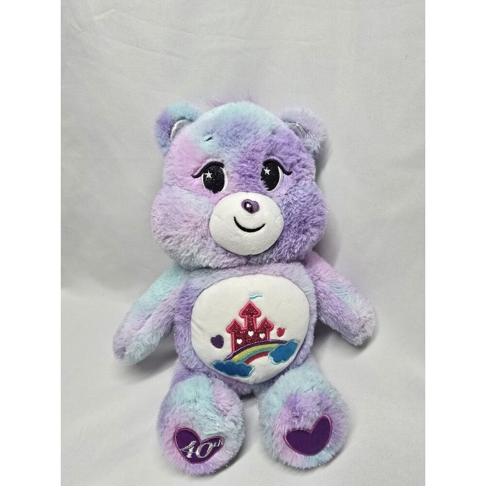 Care Bears Care-a-Lot 14 inch 40th Anniversary Edition Plush Bear